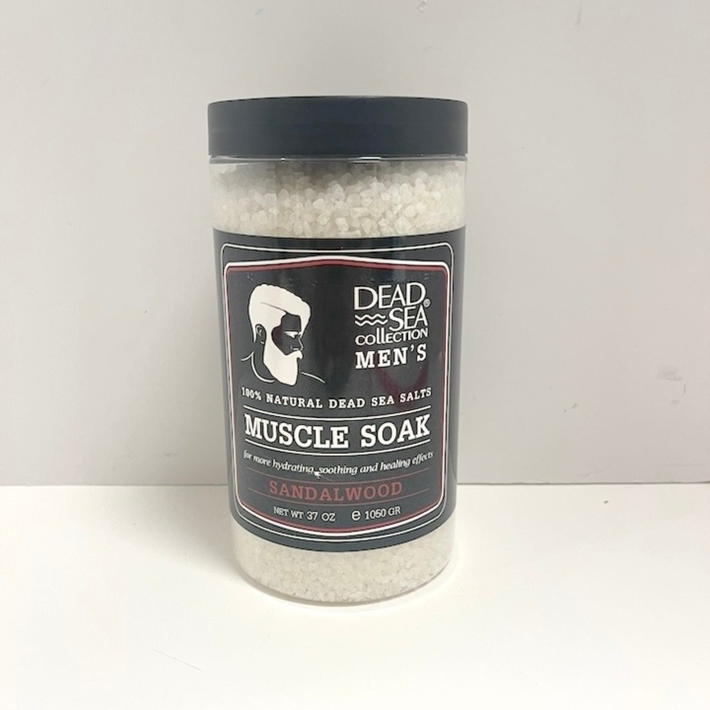 Dead‎ Sea Collection Men's Dead Sea Mineral Salts Muscle Soak Sandalwood NEW